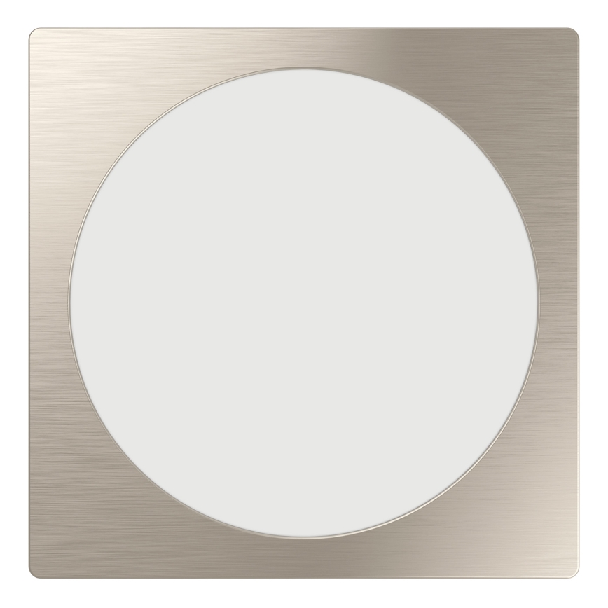 Eglo - Luminaria empotrable LED/18,5W/230V 2700/4000/6500K 21,6x21,6 cm cromo mate