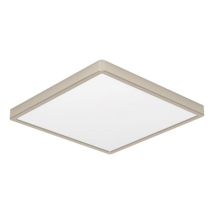 Eglo - Luminaria de techo regulable LED RGBW para baño, 17,8 W, 230 V, 2700-6500 K, 39 x 39 cm, IP44, acabado en cromo mate