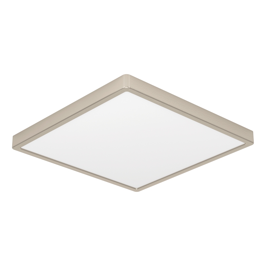 Eglo - Luminaria de techo regulable LED RGBW para baño, 17,8 W, 230 V, 2700-6500 K, 39 x 39 cm, IP44, acabado en cromo mate