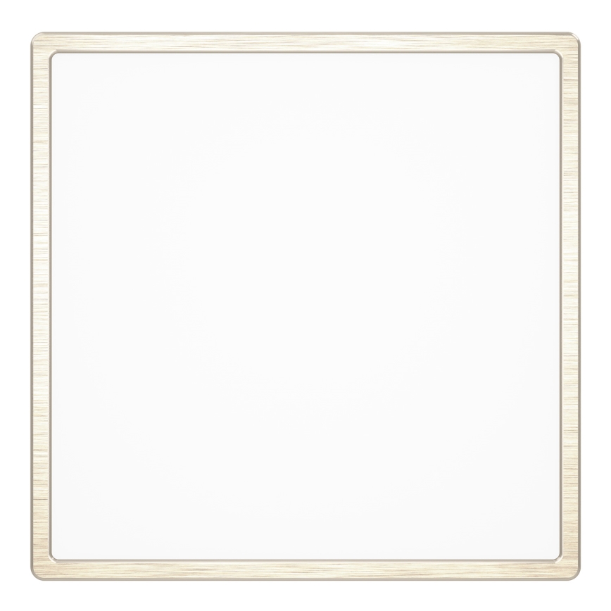 Eglo - Luminaria de techo regulable LED RGBW para baño, 17,8 W, 230 V, 2700-6500 K, 39 x 39 cm, IP44, acabado en cromo mate