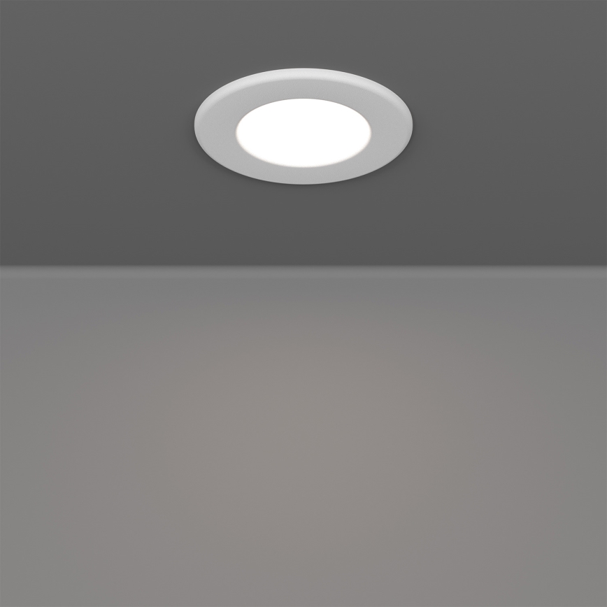 Eglo - Juego de 3 focos empotrables LED RGBW regulables para baño LED/2,8W/230V 2700-6500K Ø 8,8 cm IP44 blanco