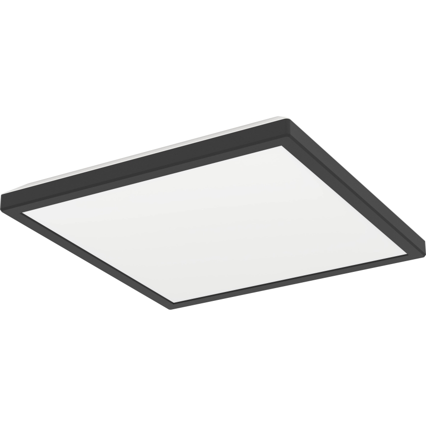 Eglo - Plafón LED de baño LED/13,4W/230V 2700/4000/6500K 29x29 cm IP44 negro