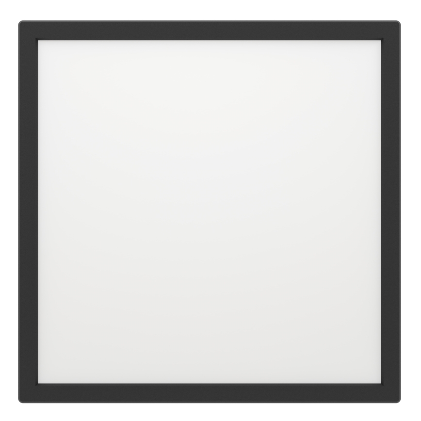 Eglo - Plafón LED de baño LED/13,4W/230V 2700/4000/6500K 29x29 cm IP44 negro