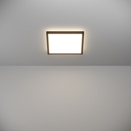 Eglo - Plafón LED de baño LED/13,4W/230V 2700/4000/6500K 29x29 cm IP44 negro