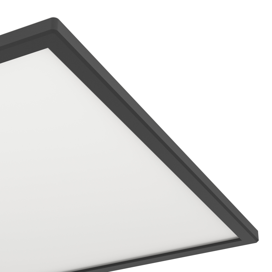 Eglo - Plafón LED de baño LED/17W/230V 2700/4000/6500K 50x50 cm IP44 negro