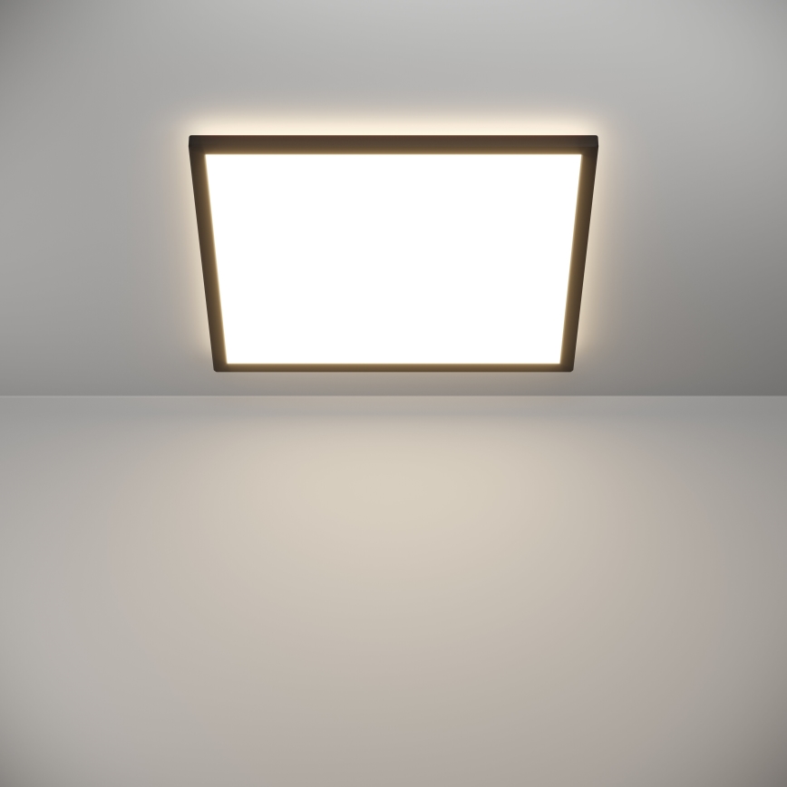 Eglo - Plafón LED de baño LED/17W/230V 2700/4000/6500K 50x50 cm IP44 negro