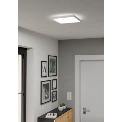 Eglo - Plafón LED de baño LED/13,4W/230V 2700/4000/6500K 29x29 cm IP44 blanco