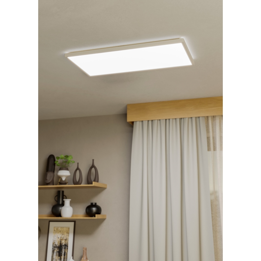 Eglo - Plafón LED de baño LED/17,2W/230V 2700/4000/6500K 30x57 cm IP44 blanco