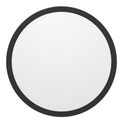 Eglo - Plafón de baño LED regulable LED/18,5W/230V 2700-6500K d. 38,9 cm IP44 negro + mando a distancia
