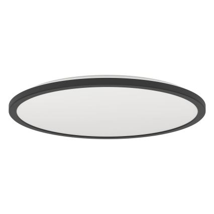 Eglo - Luz de techo LED regulable para baño LED/16,8W/230V 2700-6500K diá. 50 cm IP44 negro + control remoto