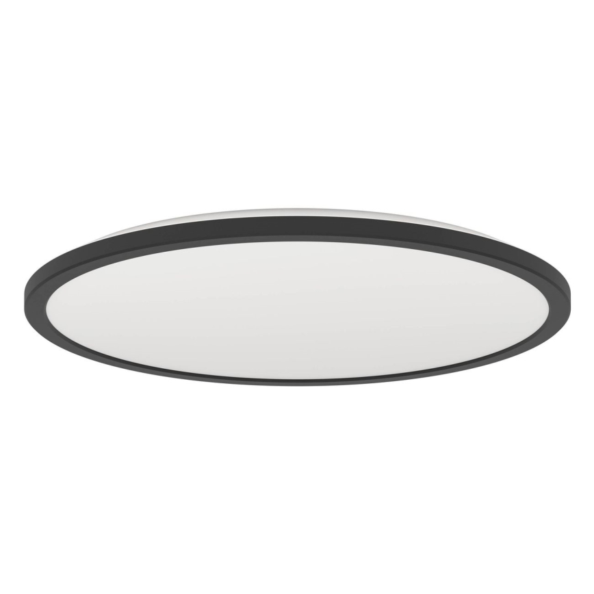 Eglo - Luz de techo LED regulable para baño LED/16,8W/230V 2700-6500K diá. 50 cm IP44 negro + control remoto
