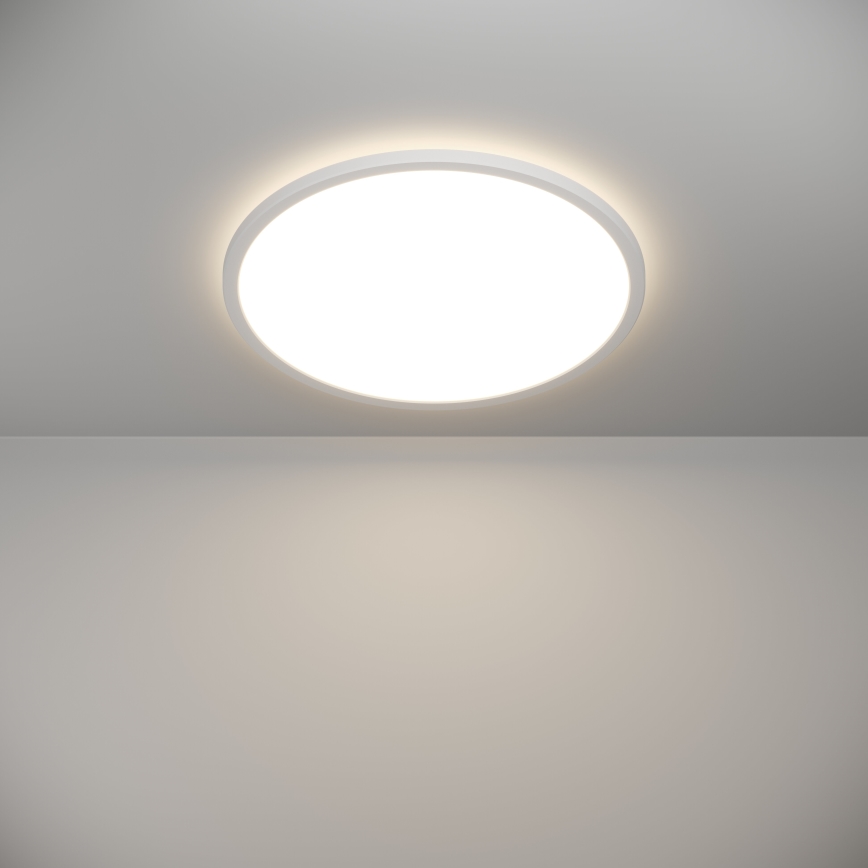 Eglo - Luz de techo LED regulable para baño LED/16,8W/230V 2700-6500K pr.50 cm IP44 blanco + control remoto