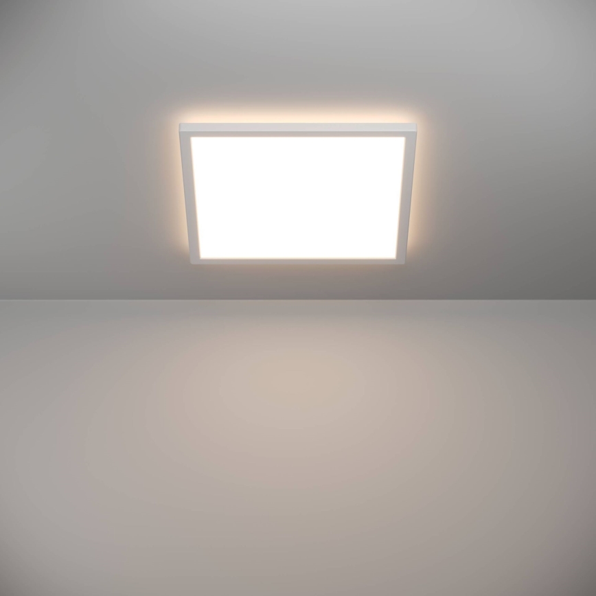 Eglo - Luz de techo LED regulable para baño LED/17,6W/230V 2700-6500K 39x39 cm IP44 blanco + control remoto