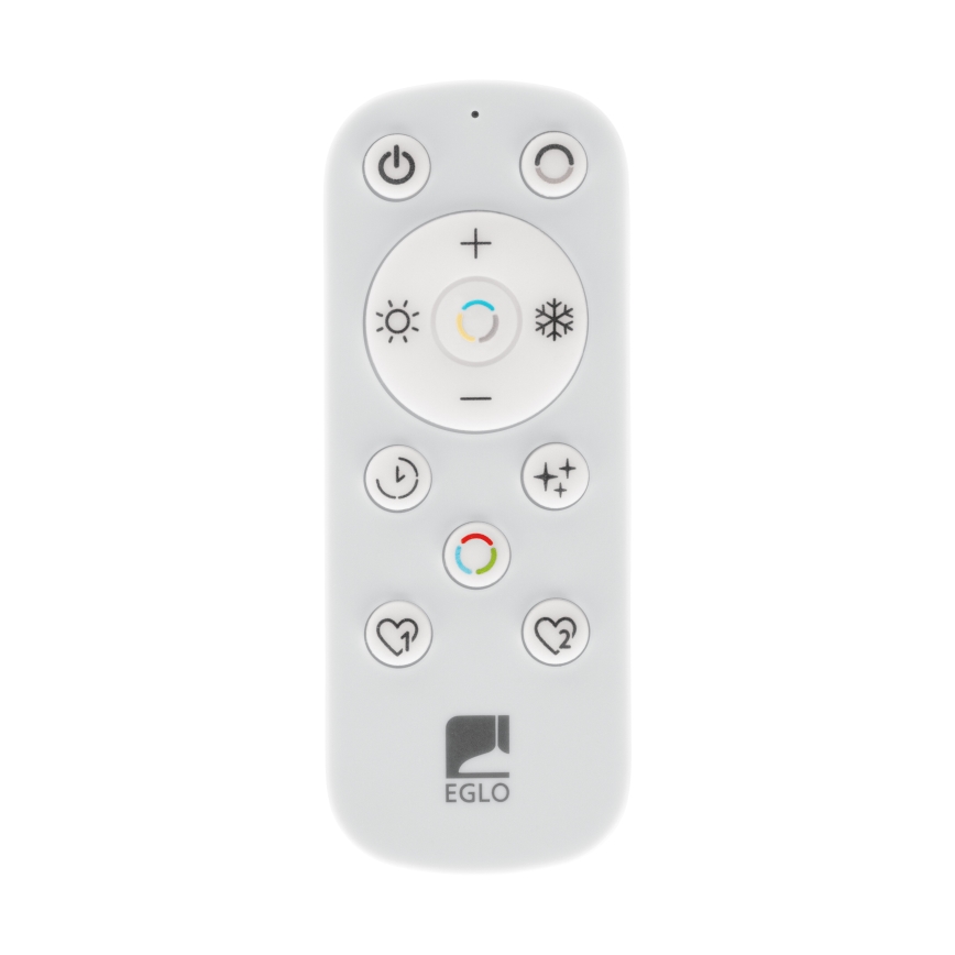 Eglo - Luz de techo LED regulable para baño LED/17W/230V 2700-6500K 50x50 cm IP44 blanco + control remoto
