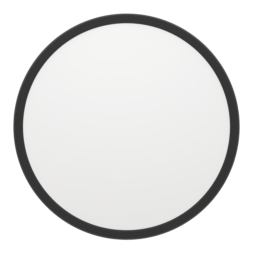 Eglo - LED RGBW Plafón regulable para el baño LED/13,9W/230V 2700-6500K diá. 30 cm IP44 negro ZigBee