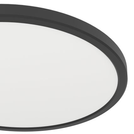 Eglo - LED RGBW Plafón regulable para el baño LED/13,9W/230V 2700-6500K diá. 30 cm IP44 negro ZigBee