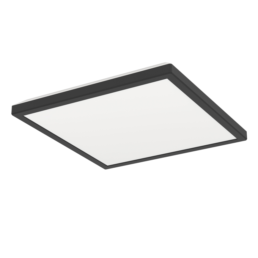 Eglo - LED RGBW Plafón regulable para el baño LED/13,4W/230V 2700-6500K 29x29 cm IP44 negro