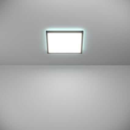 Eglo - LED RGBW Plafón regulable para el baño LED/13,4W/230V 2700-6500K 29x29 cm IP44 negro