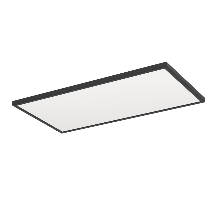 Eglo - LED RGBW Plafón regulable para el baño LED/17,2W/230V 2700-6500K 30x57cm IP44 negro ZigBee