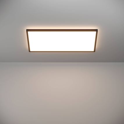 Eglo - LED RGBW Plafón regulable para el baño LED/17,2W/230V 2700-6500K 30x57cm IP44 negro ZigBee