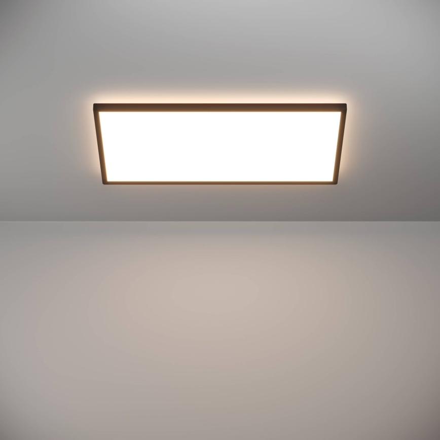 Eglo - LED RGBW Plafón regulable para el baño LED/17,2W/230V 2700-6500K 30x57cm IP44 negro ZigBee