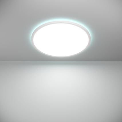 Eglo - LED RGBW Plafón regulable para el baño LED/16,8W/230V 2700-6500K diá. 50 cm IP44 blanco ZigBee