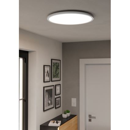 Eglo - LED RGBW Plafón regulable para el baño LED/16,8W/230V 2700-6500K diá. 50 cm IP44 blanco ZigBee