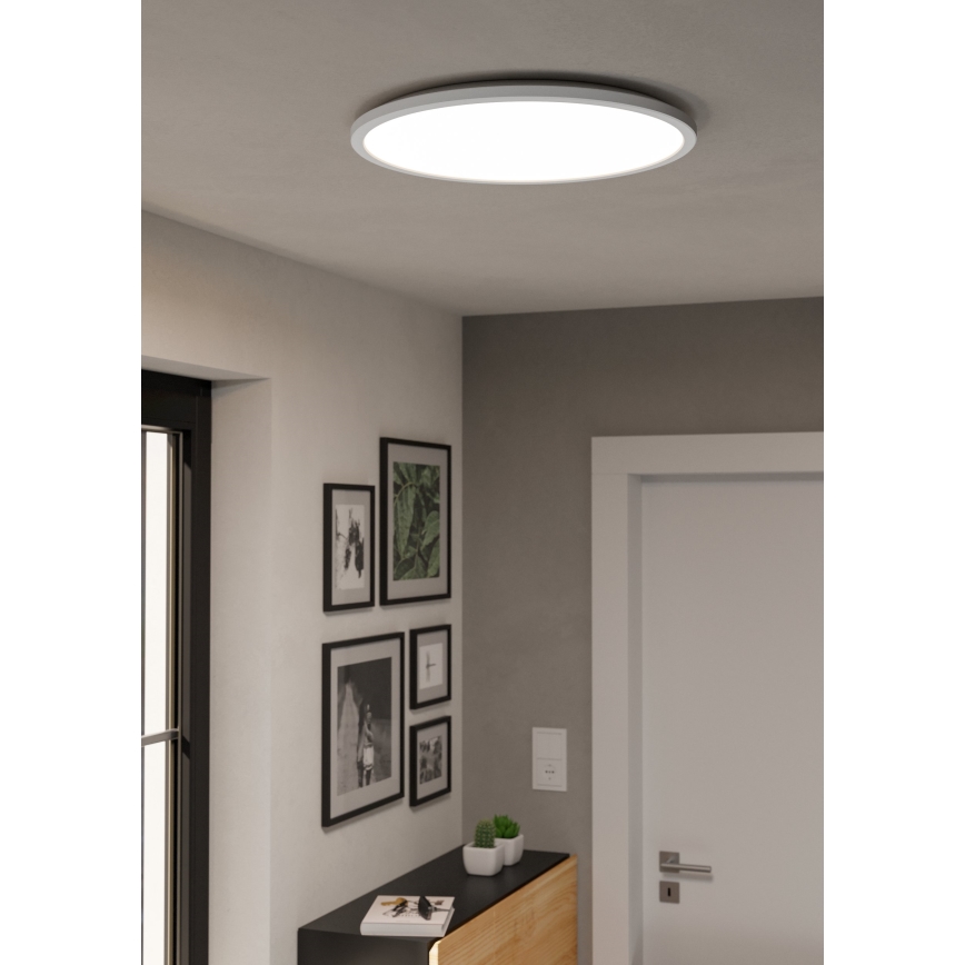 Eglo - LED RGBW Plafón regulable para el baño LED/16,8W/230V 2700-6500K diá. 50 cm IP44 blanco ZigBee