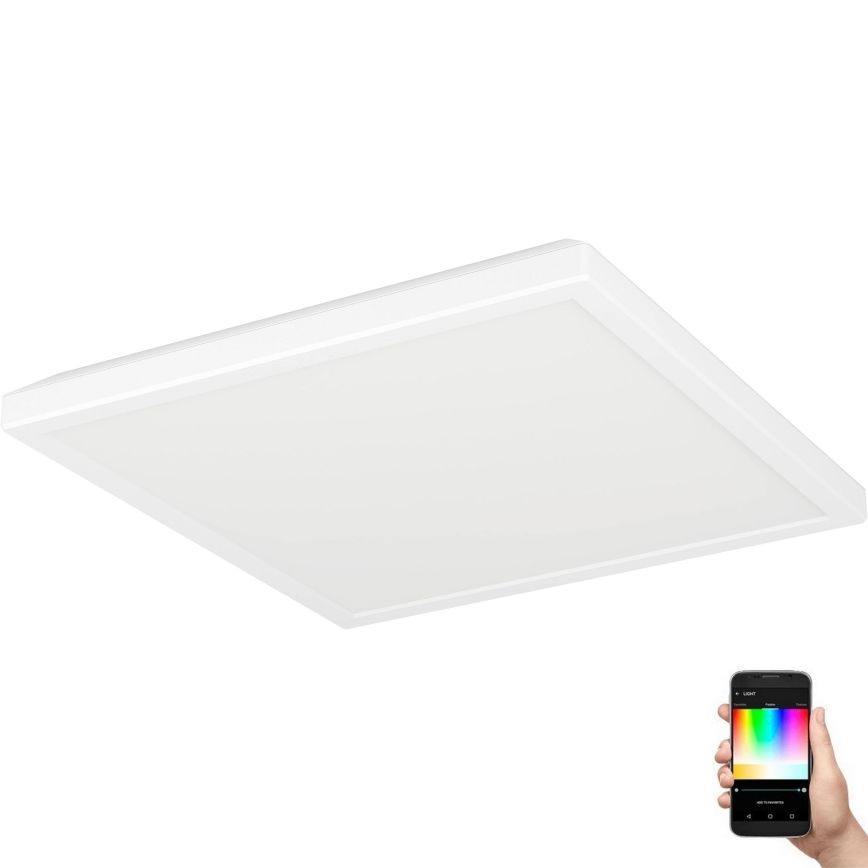 Eglo - LED RGBW Plafón regulable para el baño LED/13,4W/230V 2700-6500K 29x29 cm IP44 blanco ZigBee