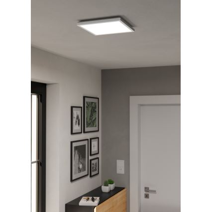 Eglo - LED RGBW Plafón regulable para el baño LED/13,4W/230V 2700-6500K 29x29 cm IP44 blanco ZigBee