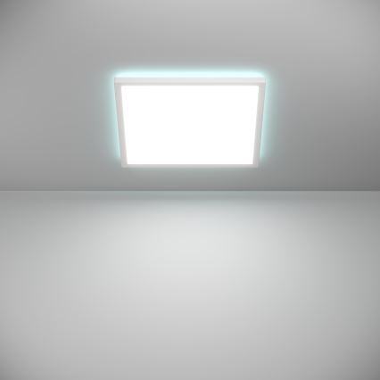 Eglo - LED RGBW Plafón regulable para el baño LED/17,6W/230V 2700-6500K 39x39 cm IP44 blanco ZigBee