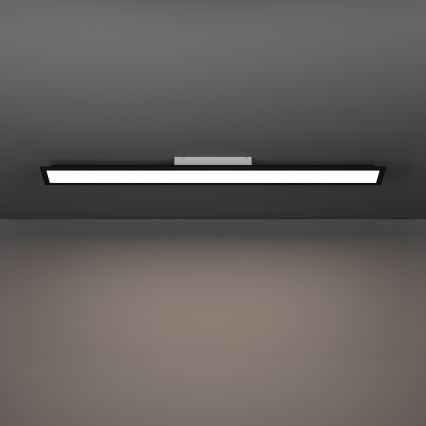 Eglo - Panel LED de montaje en superficie/28W/230V 2700/4000/6500K 120x15 cm negro