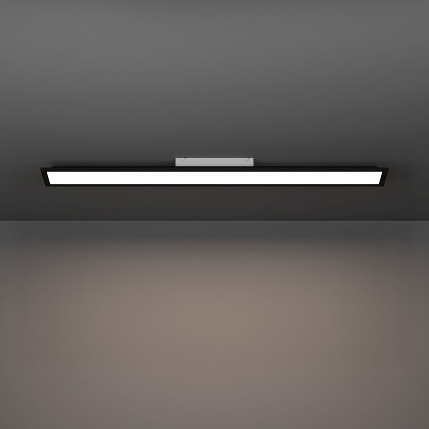 Eglo - Panel LED de montaje en superficie/28W/230V 2700/4000/6500K 120x15 cm negro