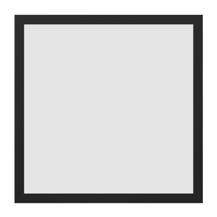 Eglo - Luminaria de techo LED RGBW regulable LED/19W/230V 2700-6500K 40x40 cm negra