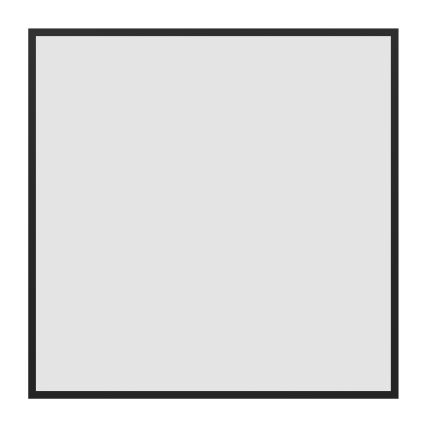 Eglo - LED RGBW panel regulable de montaje en superficie LED/33W/230V 2700-6500K 60x60 cm negro