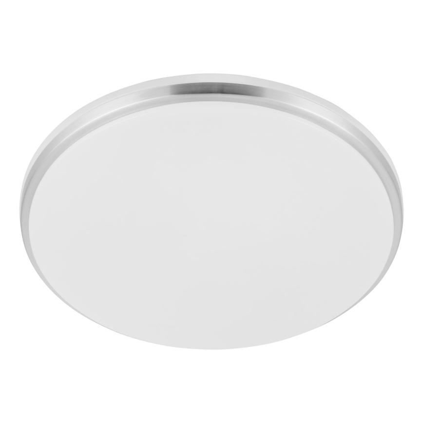Eglo - Plafón de techo para baño LED/18W/230V 3000/4000/6500K IP54 cromo mate