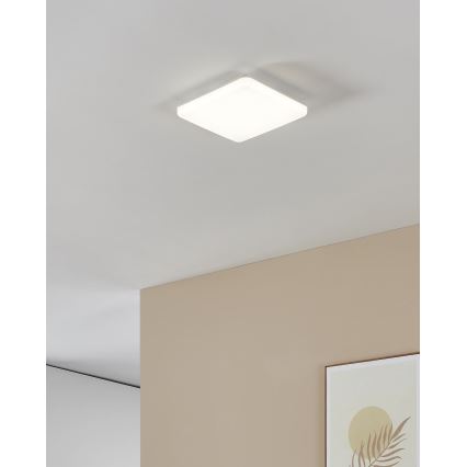 Eglo - Plafón LED de techo para baño LED/16,5W/230V 2700/4000/6500K 26x26 cm IP54 blanco