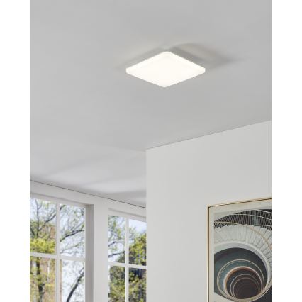 Eglo - Plafón LED de techo para baño LED/20W/230V 2700/4000/6500K 31x31 cm IP54 blanco