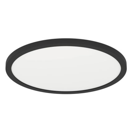Eglo - Lámpara de techo LED para baño LED/16,4W/230V Ø 30 cm IP54 negra