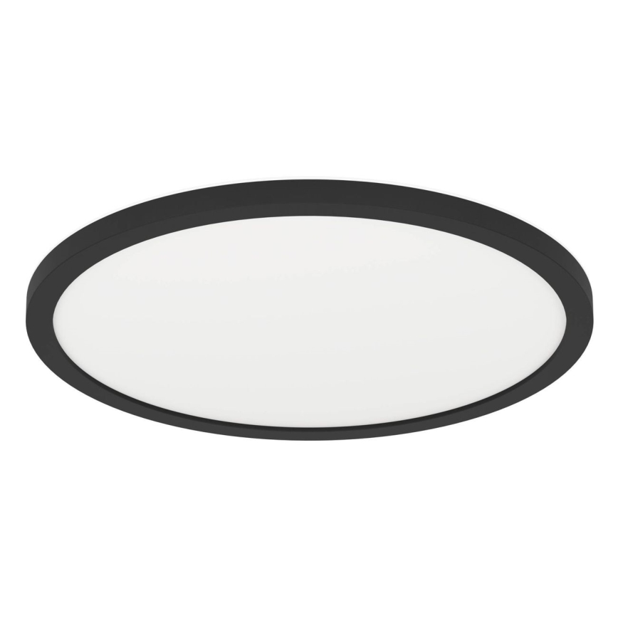 Eglo - Lámpara de techo LED para baño LED/16,4W/230V Ø 30 cm IP54 negra