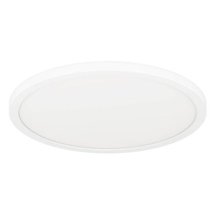 Eglo - Lámpara de techo LED para baño, 16,4 W, 230 V, Ø 30 cm, IP54, blanco