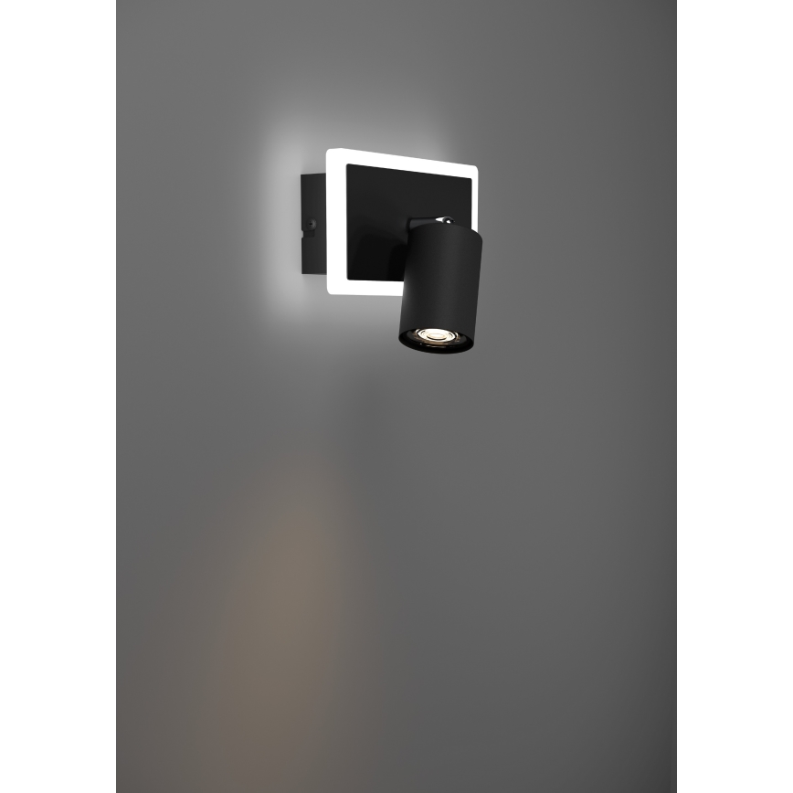 Eglo - Foco de pared LED 7W 230V negro