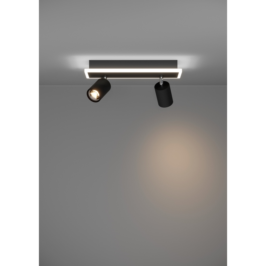 Eglo - Foco LED empotrable LED/12W/230V negro