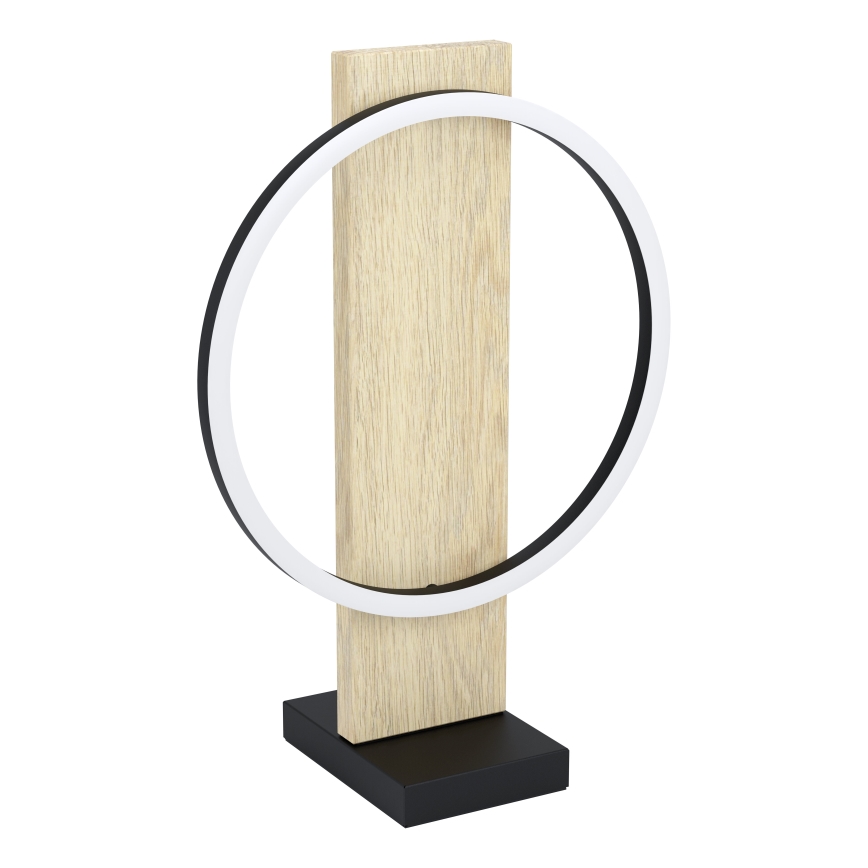 Eglo - Lámpara de mesa LED LED/12W/230V 3000K beige/negro