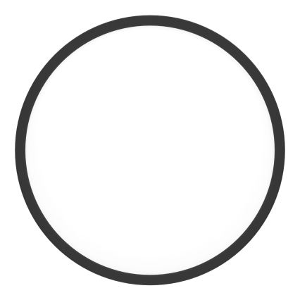 Eglo - Luminaria de techo para baño LED RGBW regulable LED/17,5 W/230 V 2700-6500 K Ø 39,9 cm IP44 negra