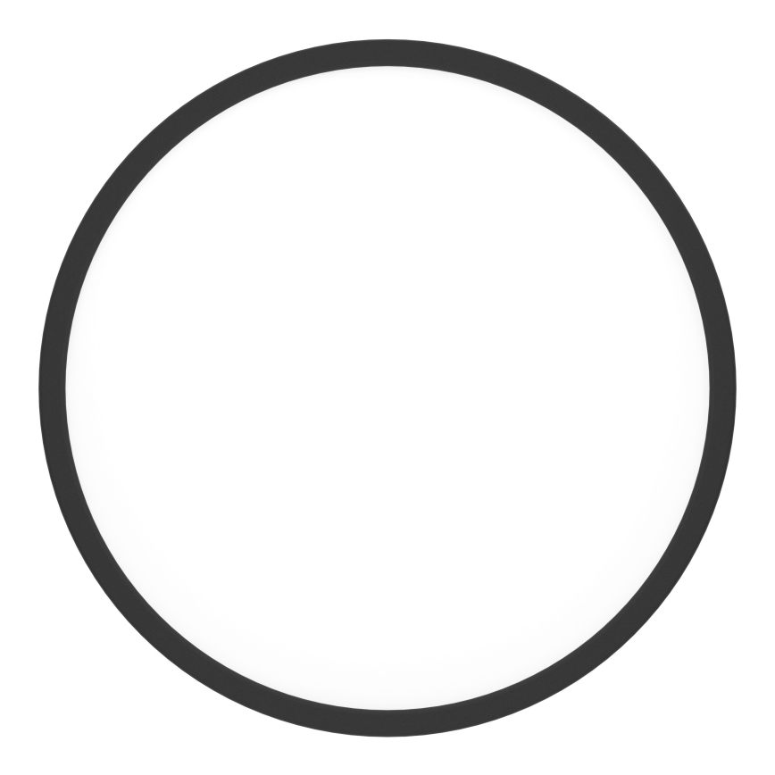 Eglo - Luminaria de techo para baño LED RGBW regulable LED/17,5 W/230 V 2700-6500 K Ø 39,9 cm IP44 negra