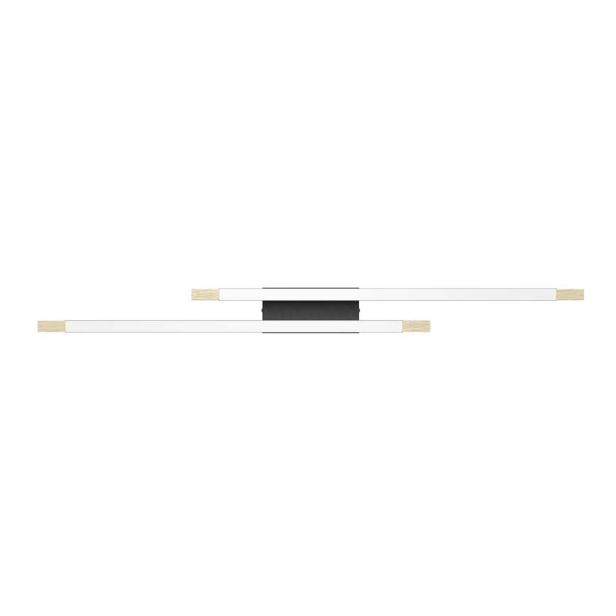 Eglo - Plafón LED regulable 2xLED/10W/230V 3000K negro/beige