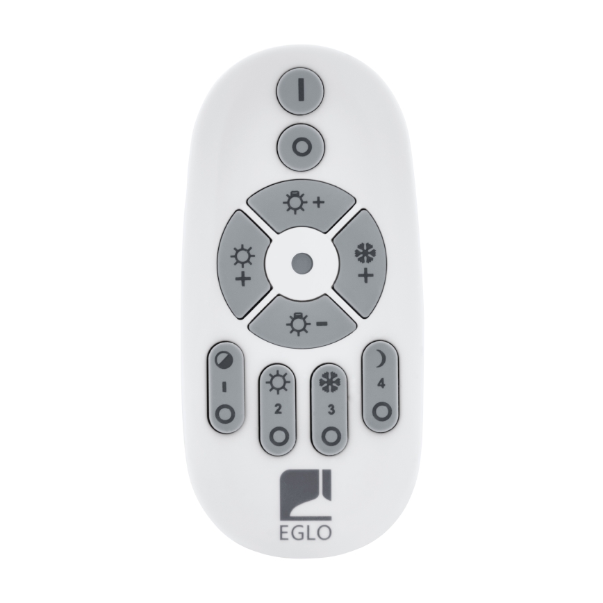 Eglo - Luminaria LED regulable de techo 2xLED/17W/230V +LED/4,2W 2700-6500K + mando a distancia