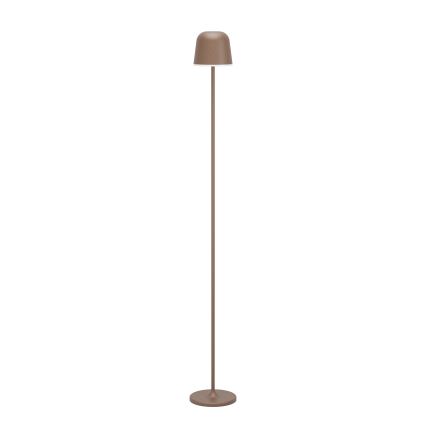 Eglo - Lámpara de pie LED recargable y regulable para exteriores LED/4,3W/230V 2400/3000/4000K IP54 marrón