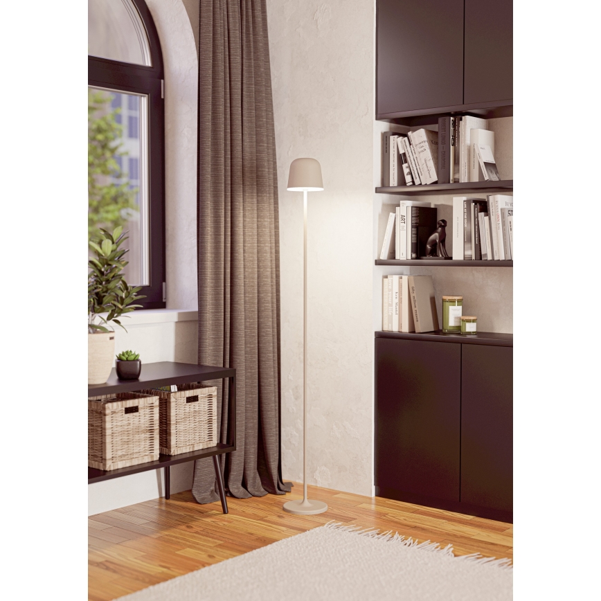 Eglo 901752 - Lámpara LED recargable de exterior regulable MANNERA LED/4,3W/5V IP54 cremosa